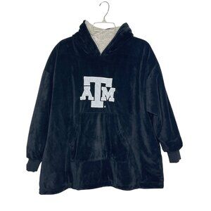 Texas A&M Logo Oversized Reversible Blanket Hoodie Size XL